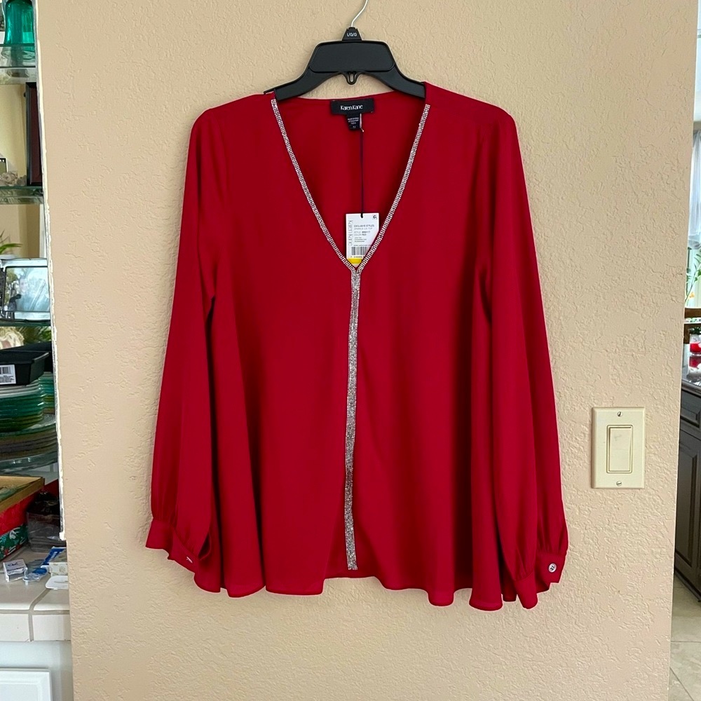 Karen Kane evening blouse